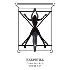Fifty Shades Keep Still Over The Bed Cross Restraint Silver