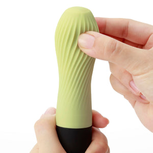 Iroha Zen Matcha Soft Silicone Women Vibrator, Intimate Waterproof Personal Dildo Massager, Clitoral Stimulator Battery Powered
