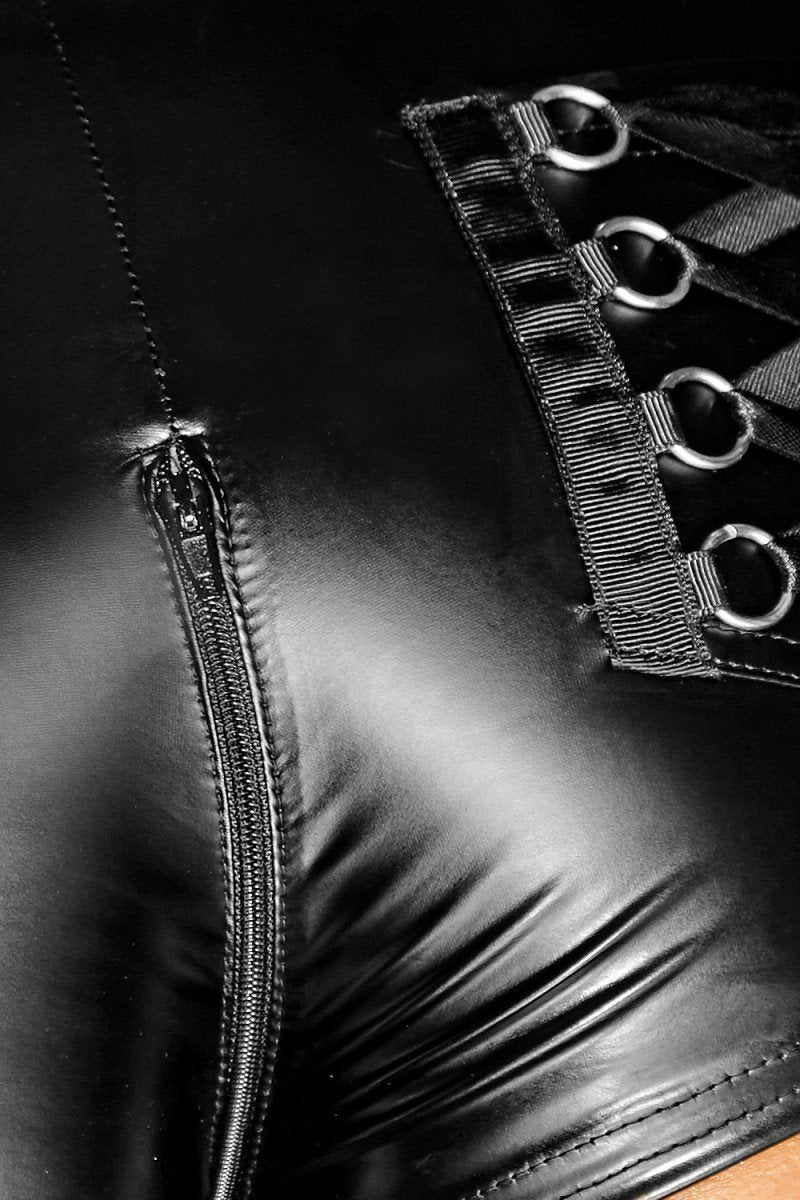 Noir Powerwetlook Shorts Large F13800003