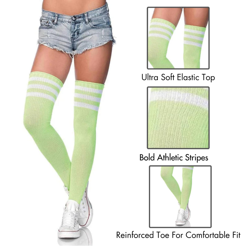 Athlete Thigh Hi W/ 3 Stripe T