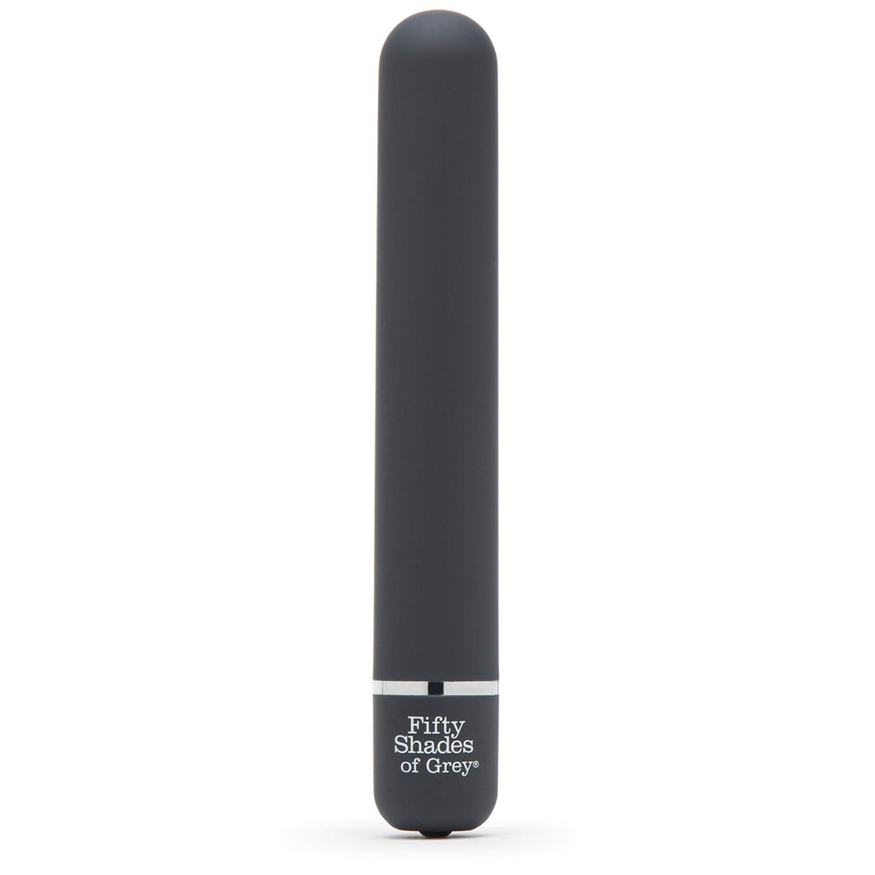 Fifty Shades Of Grey Charlie Tango Black Classic Vibrator With Smooth Tip - 100% Waterproof