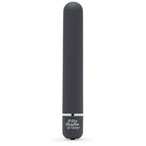 Fifty Shades Of Grey Charlie Tango Black Classic Vibrator With Smooth Tip - 100% Waterproof