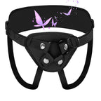 ASNOKNAE Adjustable Strap On Harness, Wearable Strapless Pegging Harness for Couples, Adult Sex Toy with Added Wide Back Strap f