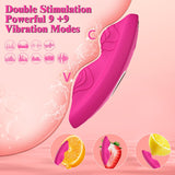 Adult Sex Toys for Women or Couples Vibrator, Dual 9+9 Vibration Modes Independent Control by APP or Remote, Mini Butterfly Vibr