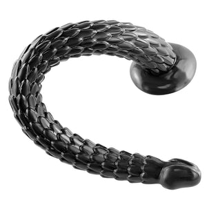 Difemstoy Super Long Butt Plug Dildo,19.3 '' Flexible Snake Anal Trainer Sex Toys for Women,Black