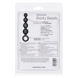 Silicone Booty Beads - Black