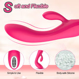Rabbit Vibrator Sex Toys for Women - G Spot Clitoral Anal Dildo Vibrator with 7 Vibrating Modes & 3 Clit Speeds, Female Vibrator