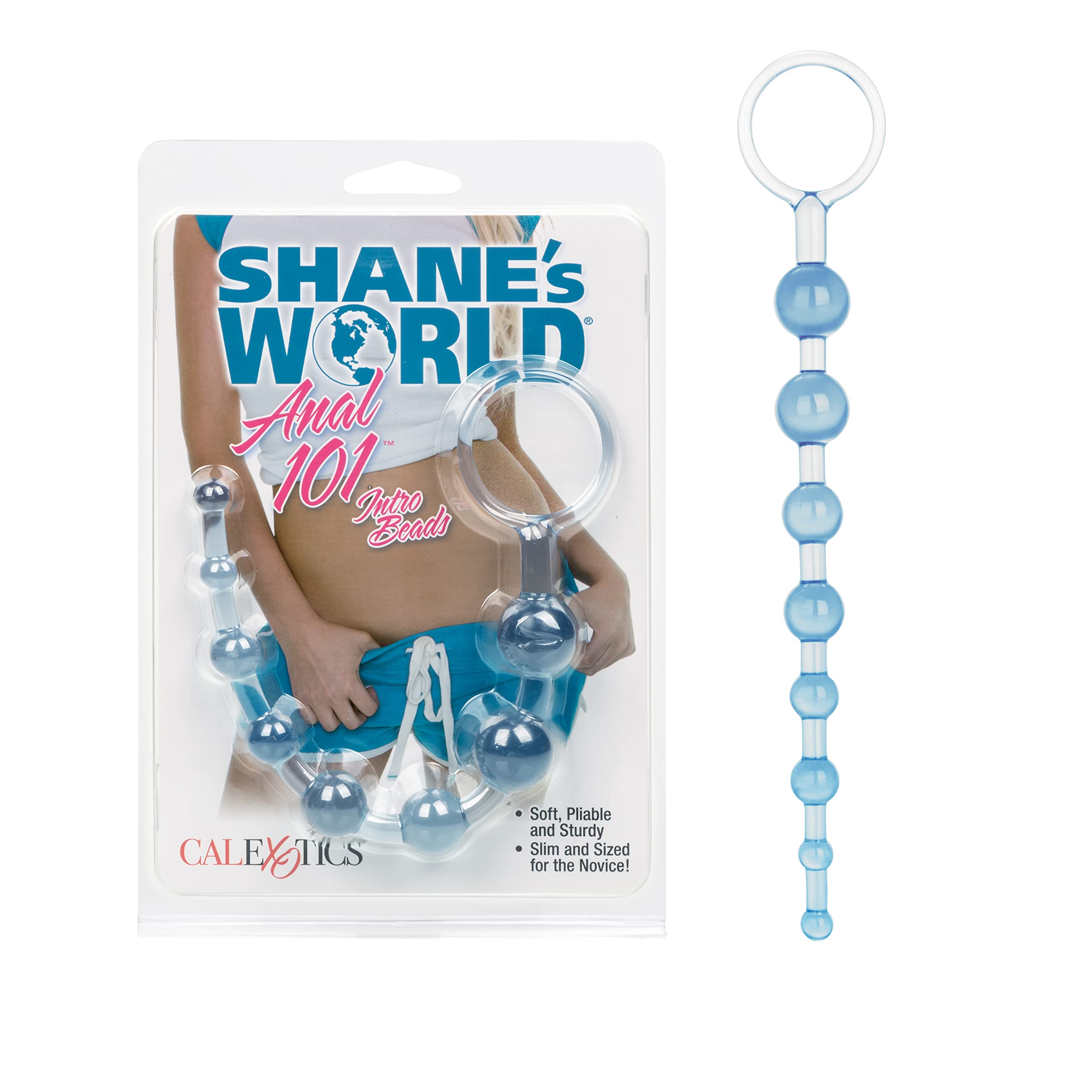 CalExoticss Shanes World Anal 101 Intro Beads, Blue