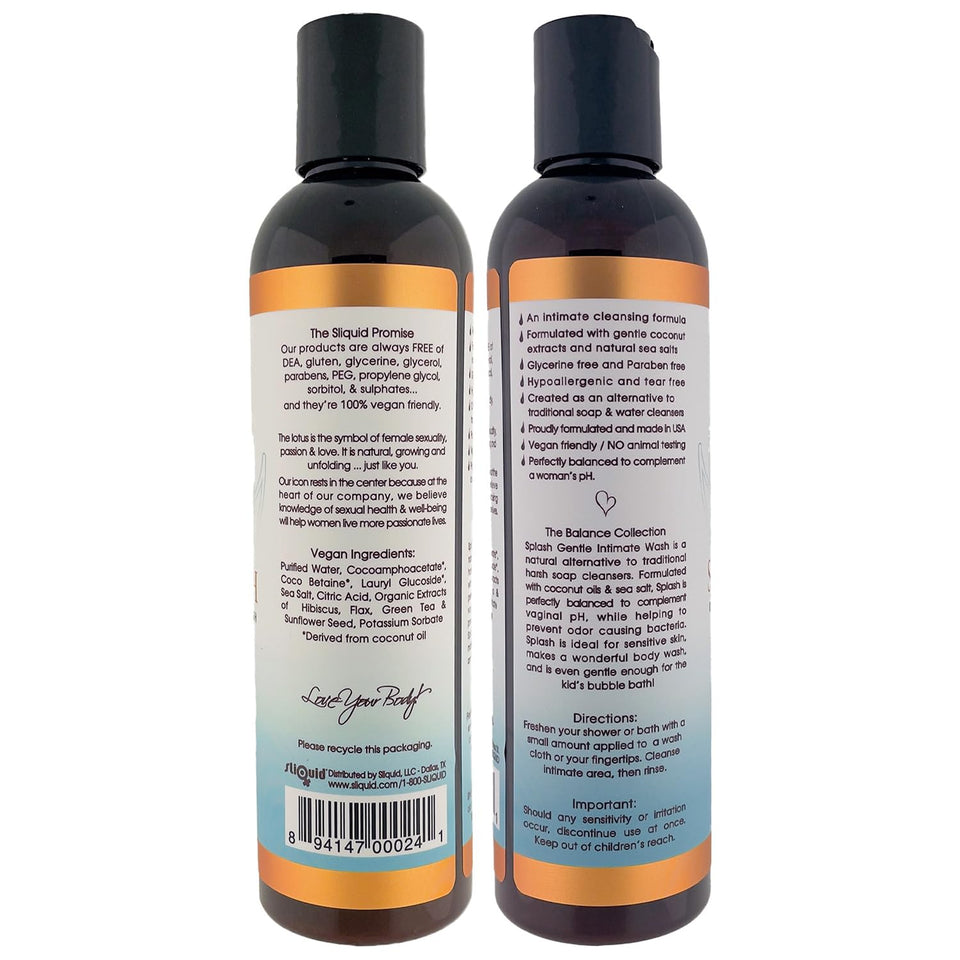 Sliquid Splash Unscented 8.5Oz