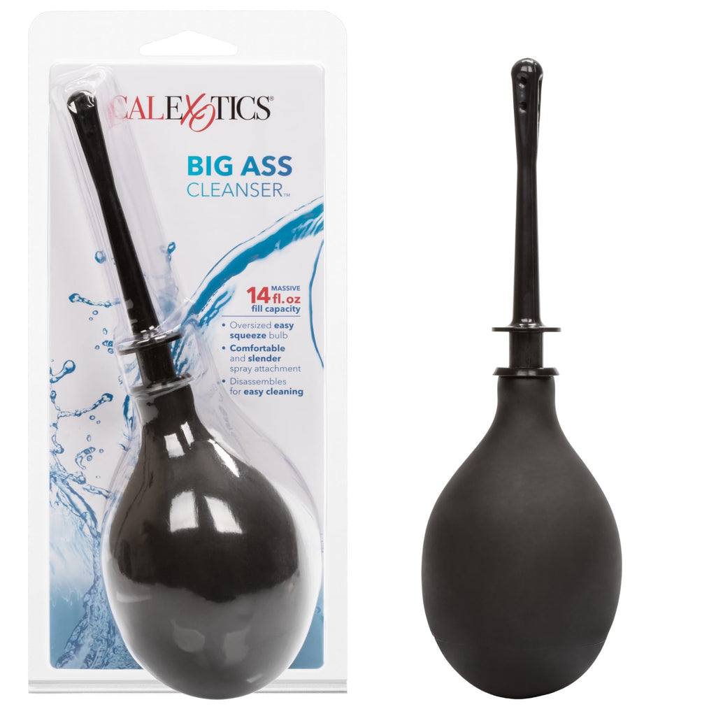 Calexotics Big Ass Cleaner - Anal Douche Enema Bulb For Men And Women - Male Water Cleaning System Set With Multi Directional No