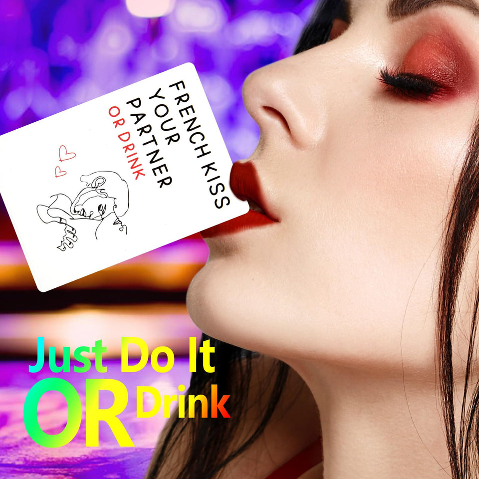 MEBAULT Drinking Game Card Deck Sex Card Game Sex Toy Adventurous Playing Cards Erotic Bedroom Game for Couple Lover