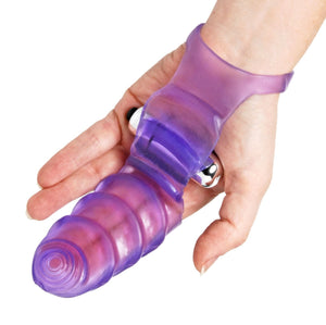 Frisky Double Finger Banger Vibrating G-Spot Glove, Assorted (Ae593)