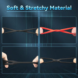 Silicone Penis Ring Set Sex Toys for Men, Amortoy 10 PCS Mens Cock Rings Penis Sleeve Shaft for Erection Enhancing, Soft Stretch