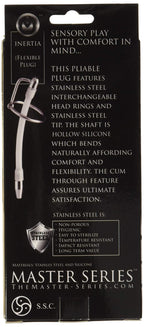 Master Series Inertia Flexible Cum Thru Penis Plug