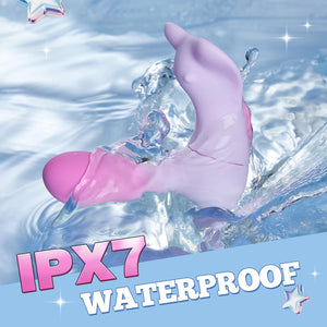Detachable Wearable Dildo Vibrators with Separate Clit Stimulation, Butterfly Panty Vibrator with Wireless Remote Control and 7