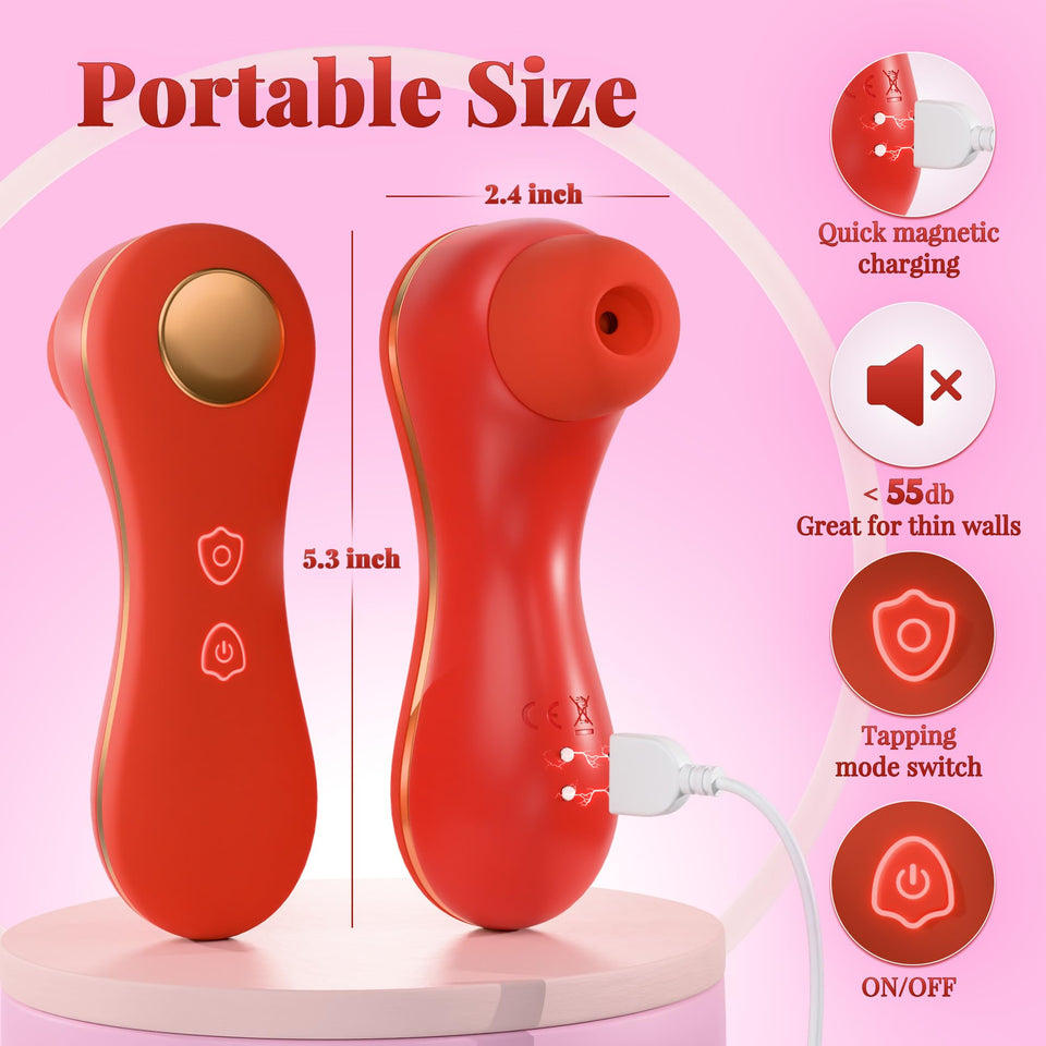 LUZINE Adult Female Sex Toys Vibrator, Clitoral Vibrator with 7 Suction & 3 Vibrating Modes Clitoral Vibrators Adult Toys, G-Spo