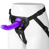 Strap On Dildo Sex Toys: Soft Strap on Harness with 7 Inch Curved Liquid Silicone Dildo Adult Toys for Pegging Play, Wearable St