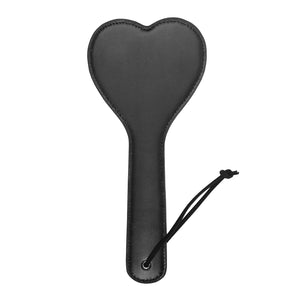 VENESUN SM Spanking Sexual Wide Paddle, 11.2inch Faux Leather Heart Sex Toys for BDSM Cosplay