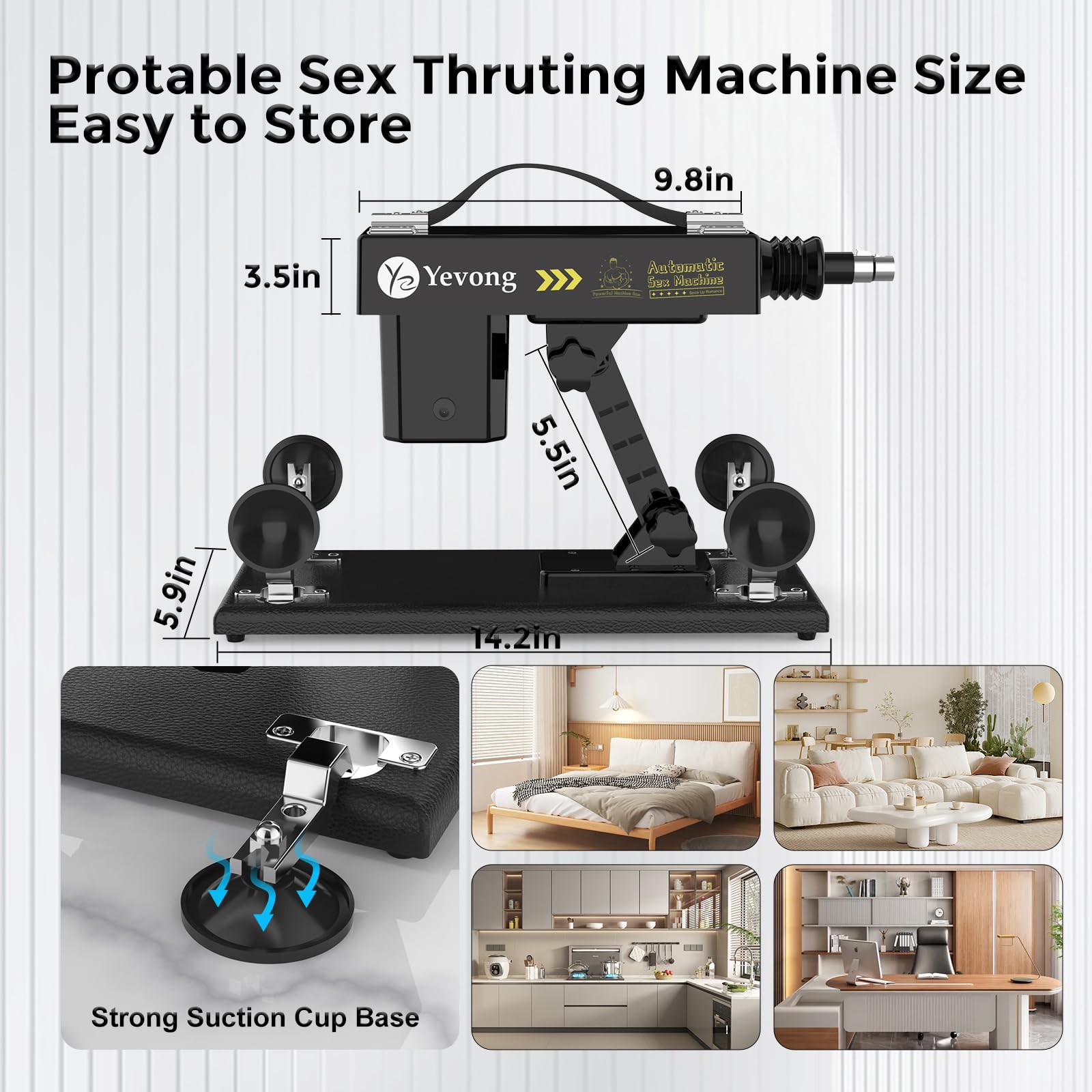 Sex Machine Fuck Machine with 3XLR Connector,Thrusting Dildo Machine with Realistic Dildo for Man,Automatic Love Machine Suction