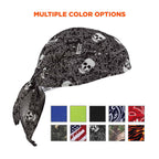 Chill-Its High-Performance Bandana Do Rag - 6 / Carton - Multi - Fabric