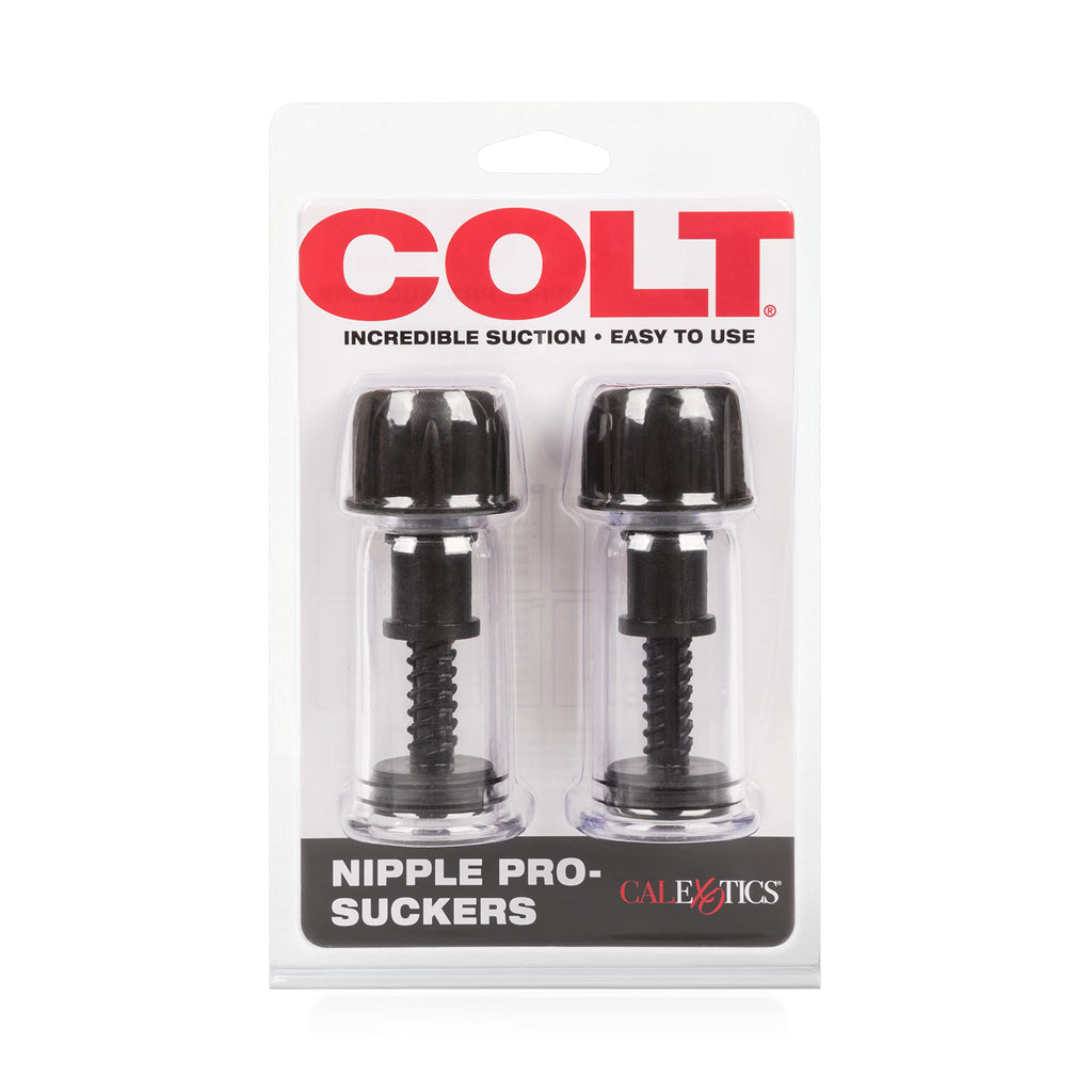 California Exotic Novelties Colt Nipple Pro-Suckers, Black/Clear