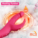 Thrusting Dildo Vibrator Adult Sex Toys for Women - 5IN1 App Control Adult Toys with 5 Thrust Dildos & Flapping Bunny & One-Clic