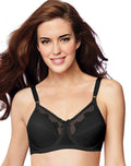 Bali Womens Flower Underwire Bra, Midnight,38B