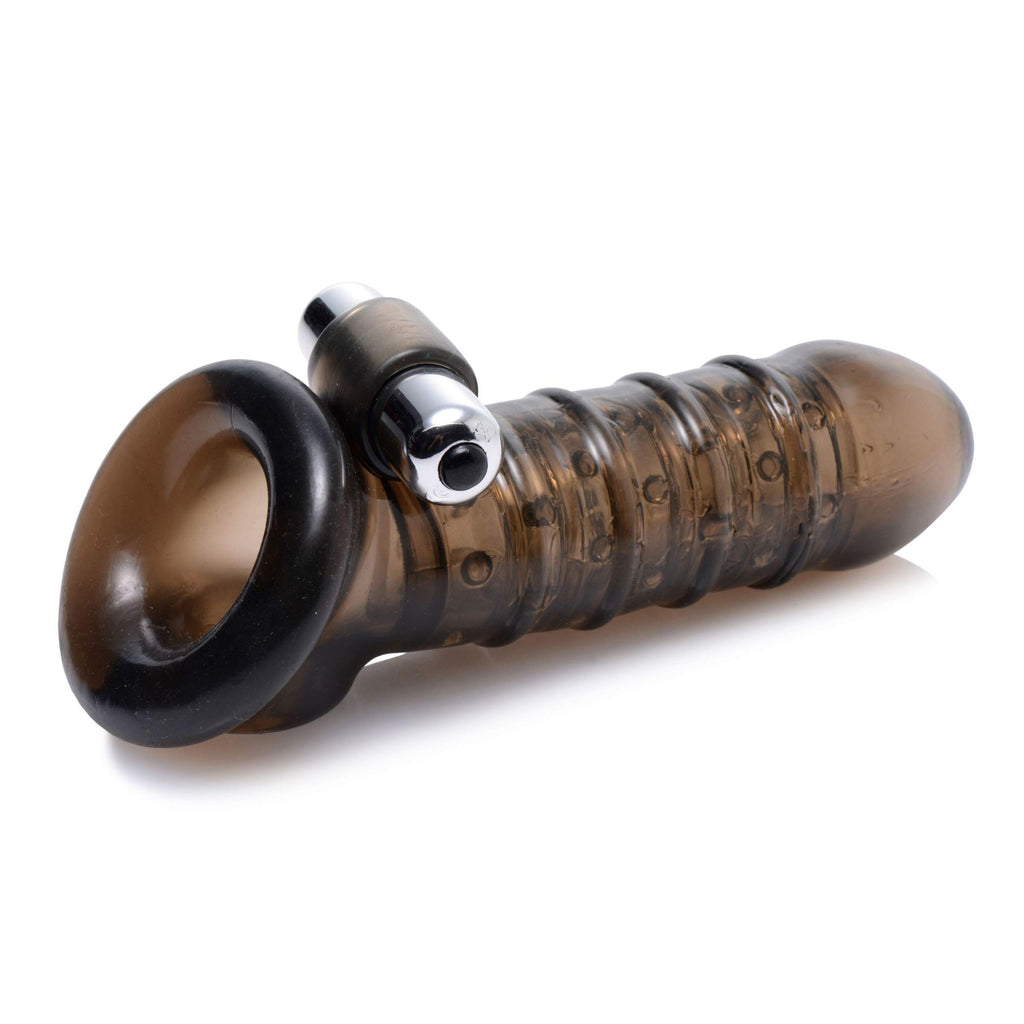 Trinity Vibes Vibrating Girth Enhancing Sheath Black (Af150)
