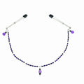 Spartacus Single Strand Nipple Clamps, Purple