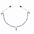 Spartacus Single Strand Nipple Clamps, Purple