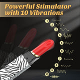 Adult Sex Toys Mini Vibrator, Lipstick Vibrator Bullet with 3 Replacement Heads, Women Sex Toys Pocket & Discreet Vibrator, Wate