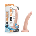Blush Novelties Dr. Skin Glide - 7.5 Inch Self Lubricating Feels Like Skin Soft Realistic Dildo - Slim 1.5 Inch Thick - Strap On