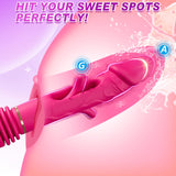 Adult Sex Toys Sex Machine - Sex Toys Thrusting Dildo for Women Couple Pleasure, Dildos Vibrator with Automatic Vibrating & Thru