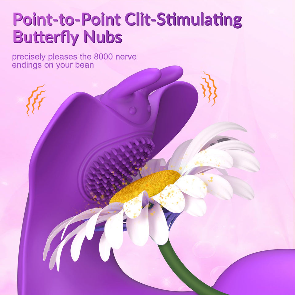 Vibrators APP Remote Control Vibrator - Dildo Wearable Vibrator Boefous Sex Toys for Women Couples, Female Adult Toys Butterfly