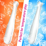 Glass Butt Plug Anal Dildo Pleasure G-spot Wand Baseball Bat Shaped Double Ended Dildo Prostate Massager Fetish Masturbation Sex