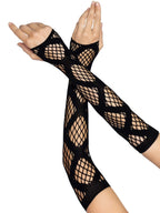 Faux Wrap Industrial Net Arm Warmers.