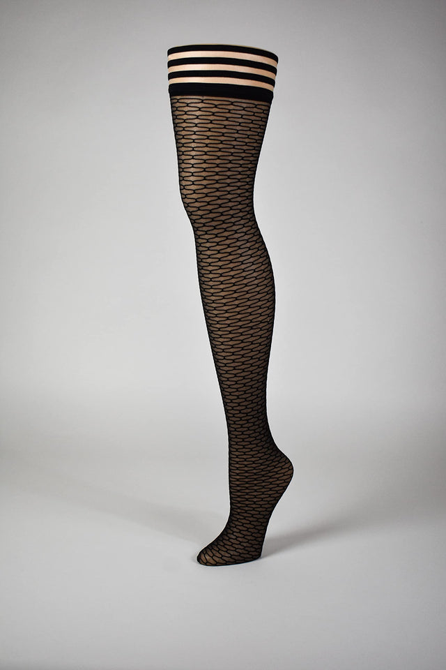 Kixies Bethanne Honeycomb Black Size C