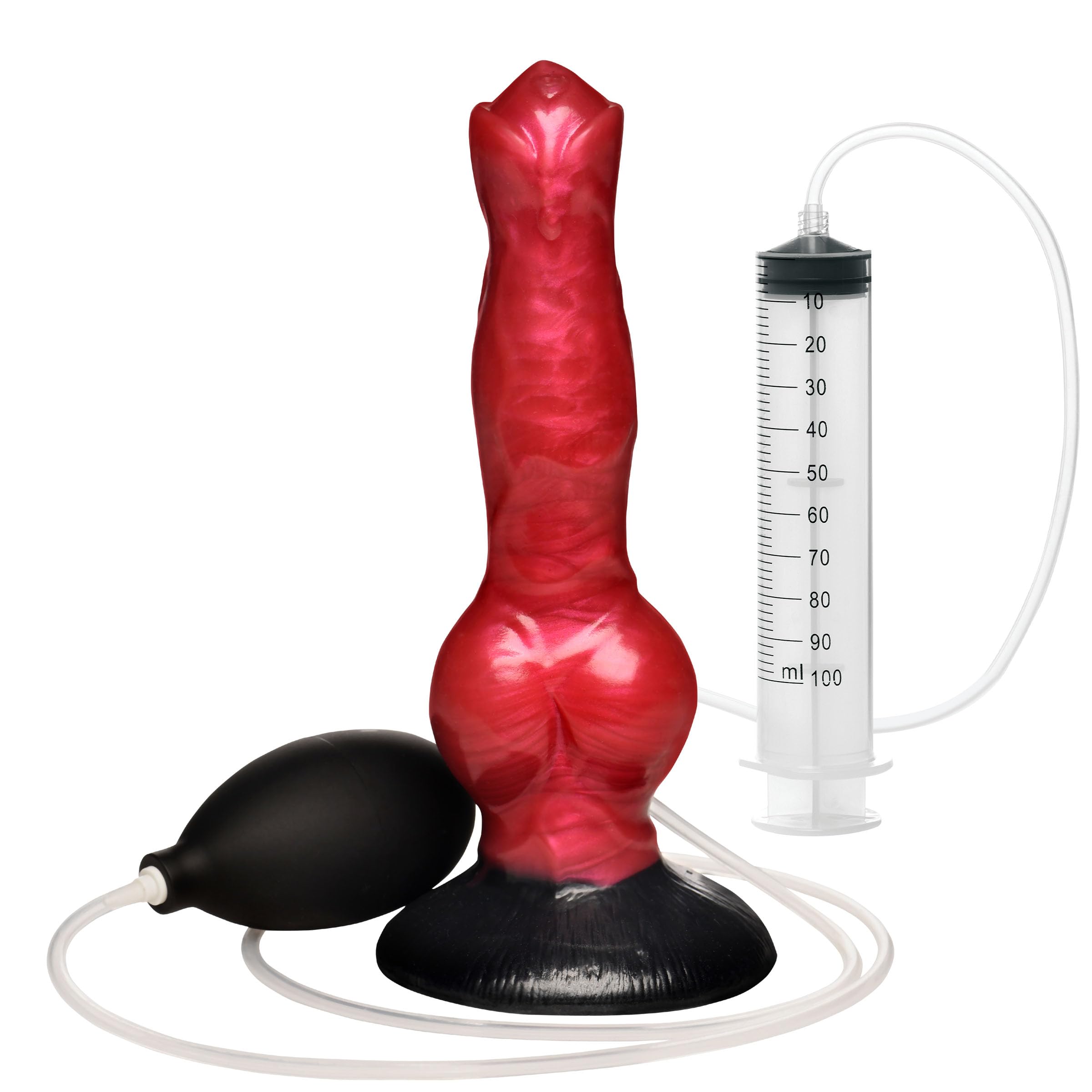 CREATURE COCK HELL HOUND SQUIRTING SILICONE DILDO