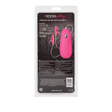California Exotic Novelties Nipple Play Vibrating Heated Nipple Teasers, Pink