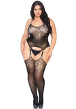Leg Avenue Lace Suspender Bodystocking One Size