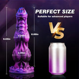 9.6 '' Monster Dildo Fantasy Horse Dildo with 2 Big Knots, Huge Dildo Thick Anal Dildo with Strong Suction Cup, Dragon Dildo Dog