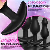 Anal Plug Training Set, Silicone Anal Beads Plug Kit for Comfortable Long-Term Wear Prostate Massager Sex Toy with Narrow Flared