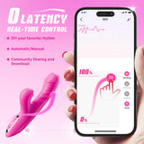 Toendi Adult Sex Toy Thrusting Dildo - Sex Toys for Women Rabbit Vibrator with 10 Vibrating 7 Thrusting & 5 Pulsing Modes, G Spo
