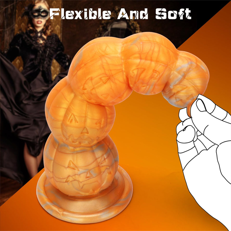 Fantasy Monster Dildo, Anal Dildos Anal Beads for Men, 7.87 Inch Silicone Knot Dildo with Suction Cup, Realistic Dildos for Wome