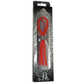 (WD) C-RING LASSO CRISS CROSS SILICONE RED