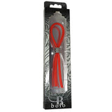 (WD) C-RING LASSO CRISS CROSS SILICONE RED