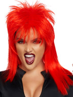 Leg Avenue 21 Unisex rockstar wig. Red Color