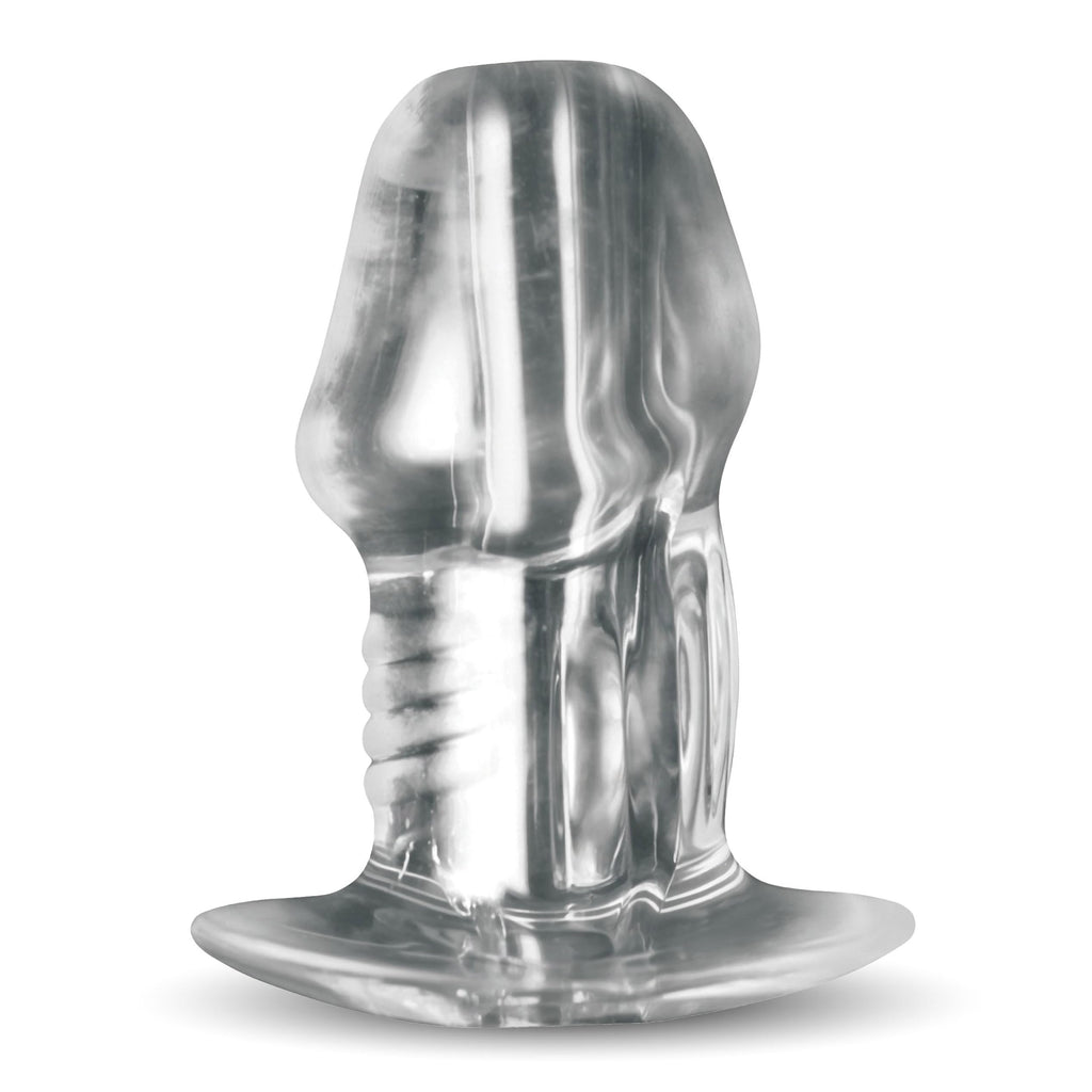 Master Series Dicked Clear Hollow Plug M
