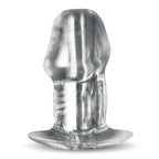Master Series Dicked Clear Hollow Plug M