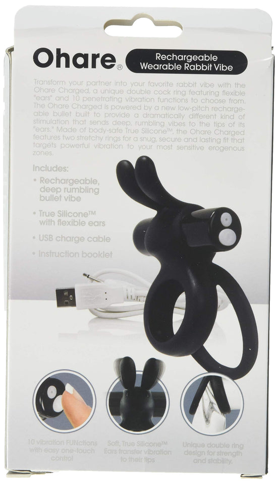Screaming O Charged Ohare Vooom Mini Vibe, Black